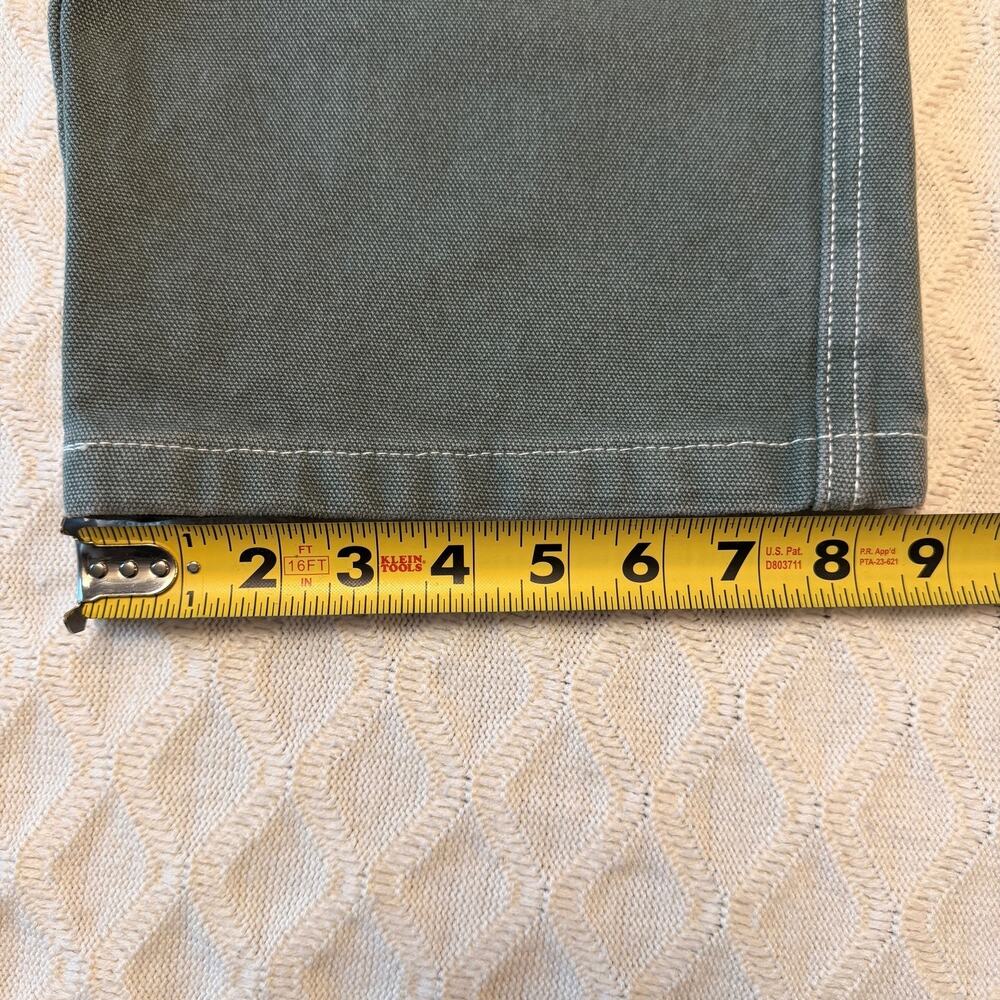 BUTTER Goods Work green pants Double Knee Very Baggy Fit Denim Jeans size 28 - Picture 5 of 7